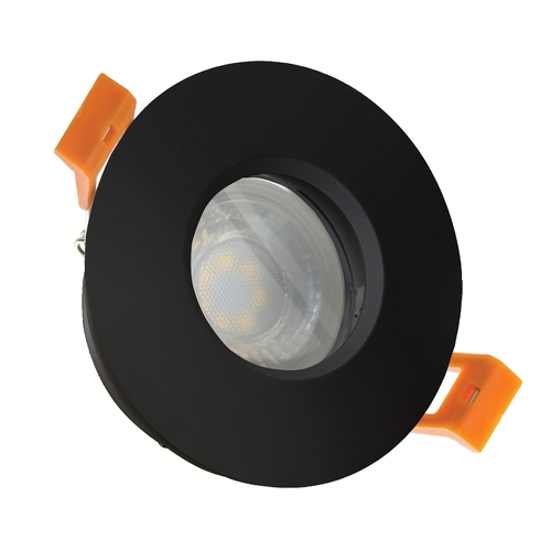 Check IP65 Fiale IV GU10 black round pendant eyelet