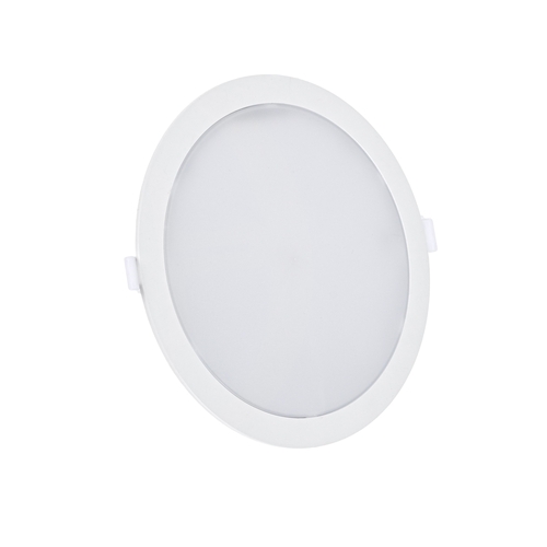 Check Algine Eco 2w1 Surface Mounted Downlight 18 Ww 230 V 110st Ip20 Ik06 223x35mm White Round