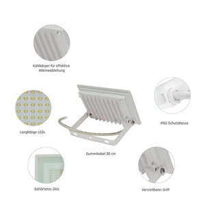 Noctis Lux 3 Floodlight 30 Ww 230 V Ip65 150x110x27 White small 8