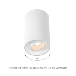 Chloe Gu10 Spot Surface Mounted Gu10 250 V Ip20 80x130mm White Round Movable 3 Chloe Gu10 Spot Surface Mounted Gu10 250 V Ip20 80x130mm White Round Movable small 3