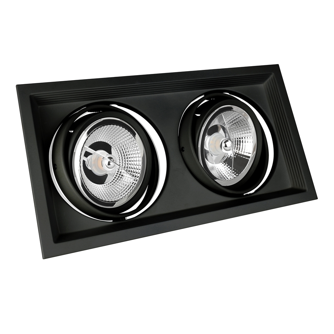 Mdd Maxi Due Gu10 X 2 Ar111 250 V Ip20 186x336x43mm Black
