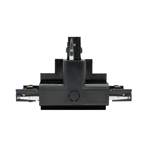 Check T2 Left Flush Mounted Switch for 3F Busbar - Eurostandard - EUTRAC - Black Spectrum T-L2