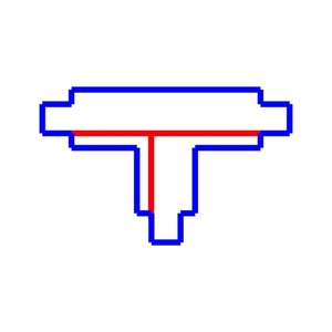 Flush Mounted Right T Connector for 3F Busbar - Eurostandard - EUTRAC - Black Spectrum T-R1 small 1