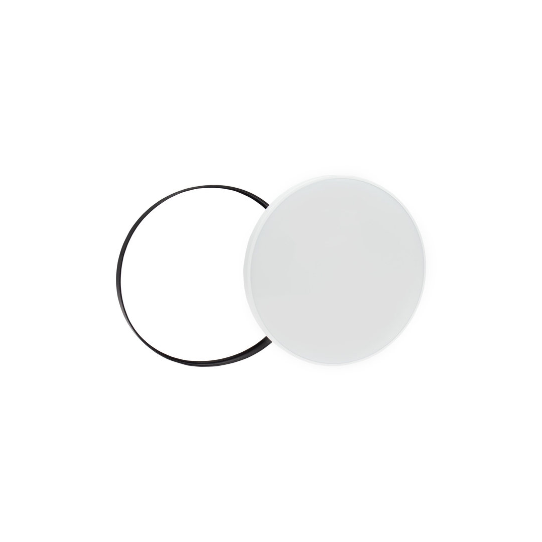 Nymphea Black & White Rings 18 W Nw 230 V 115st Ip54 Fi250x52 White/Black Round.