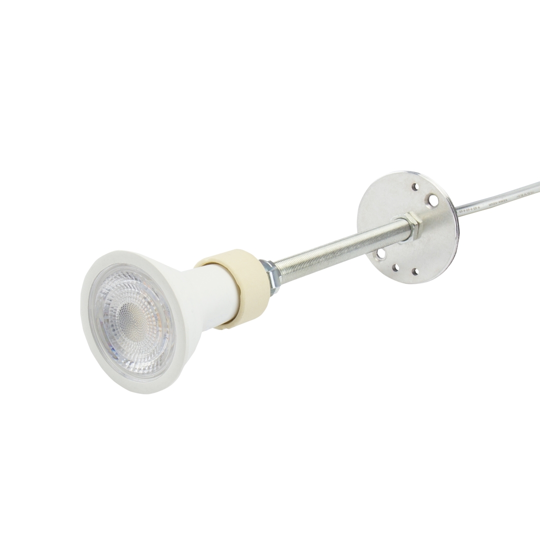 View Madara Mini Ring Gu10 Overhang Base 230 V Ip20 Fi55*200mm White Cable 1m Madara Mini Ring Gu10 Overhang Base 230 V Ip20 Fi55*200mm White Cable 1m
