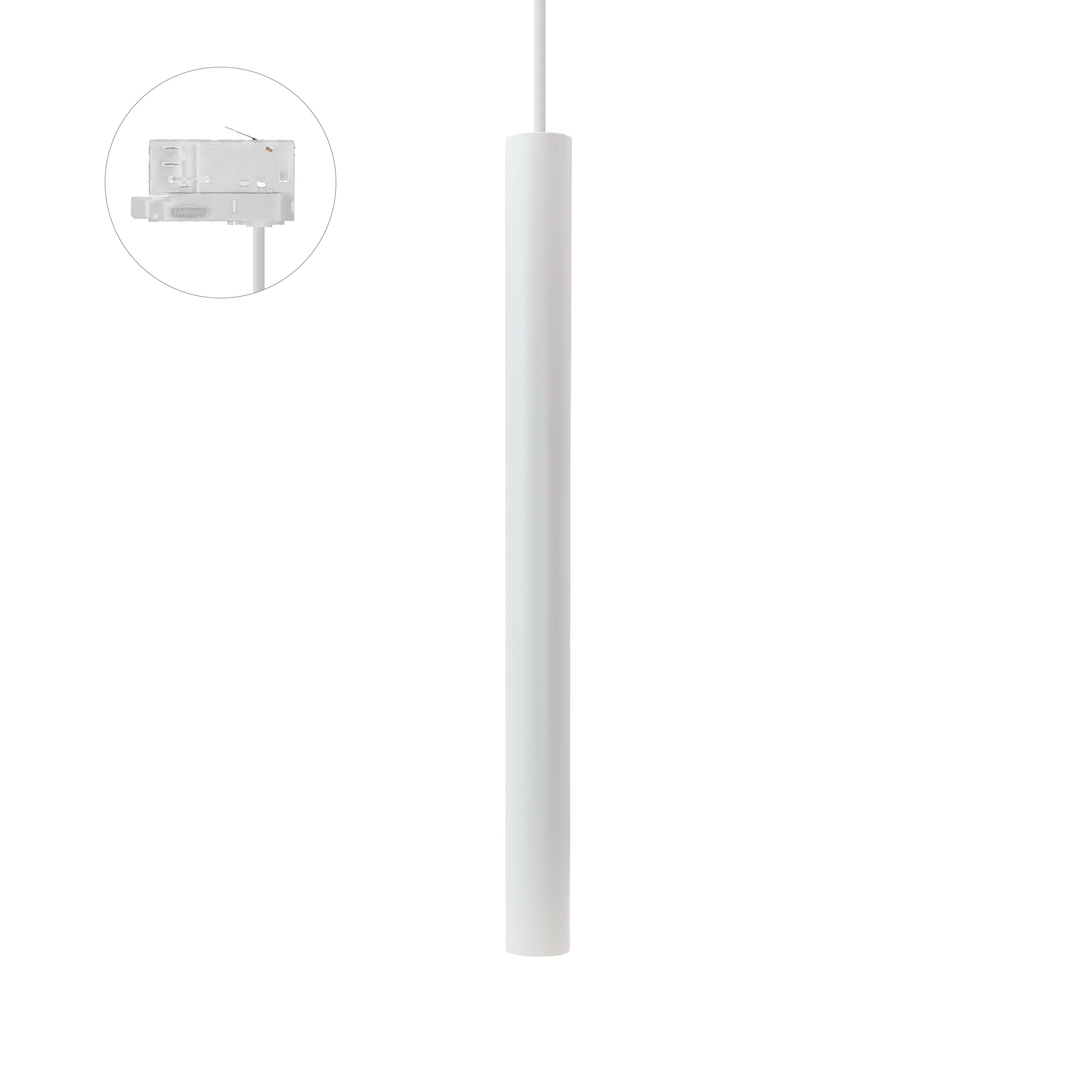 Chloe Slim Mr11 Pendant Rail 3 F 250 V Ip20 40x500+1m Cable White Adjustable Light Angle