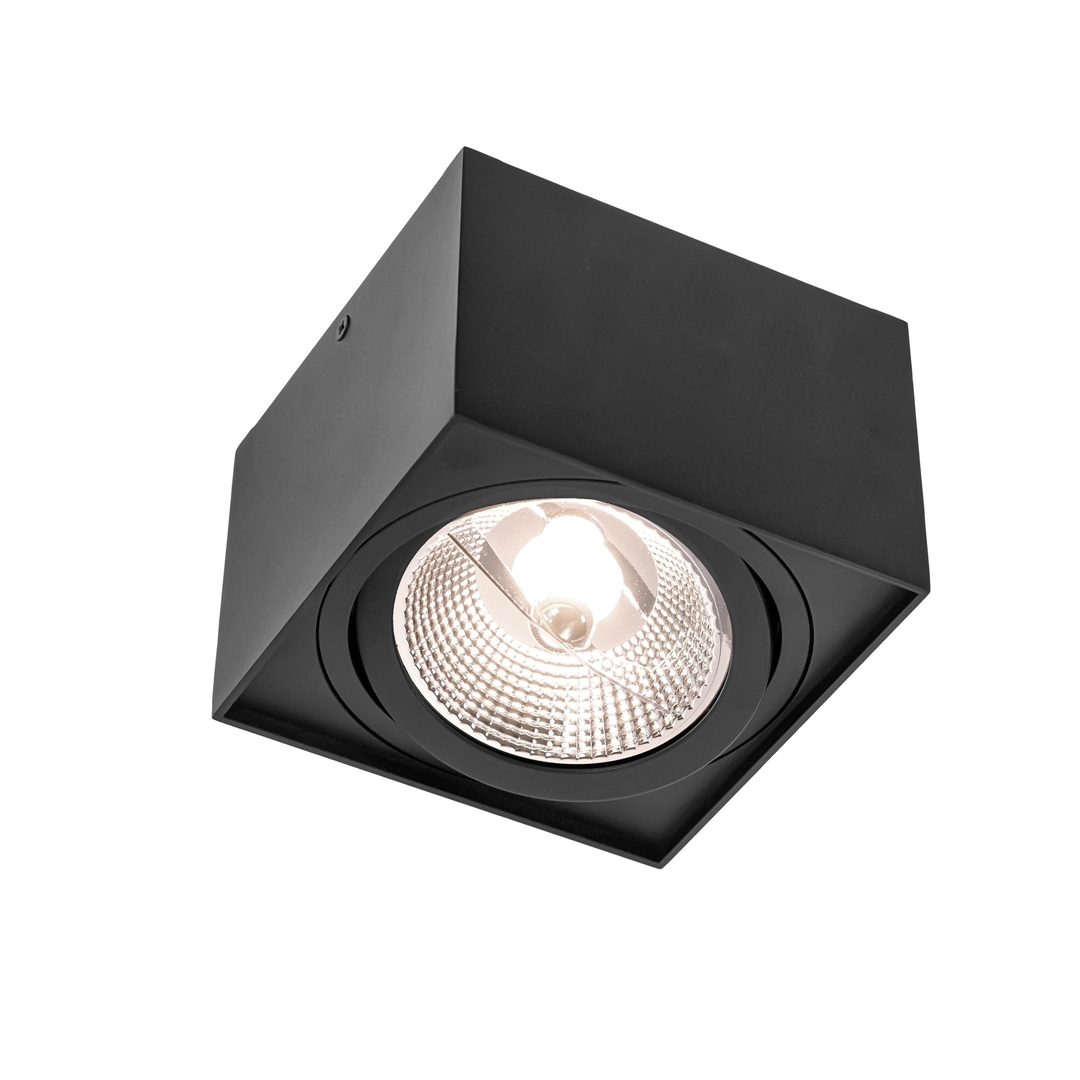 Display Chloe Ar111 Surface Mounted Gu10 250 V Ip20 145x145x100 Black Square Movable Chloe Ar111 Surface Mounted Gu10 250 V Ip20 145x145x100 Black Square Movable
