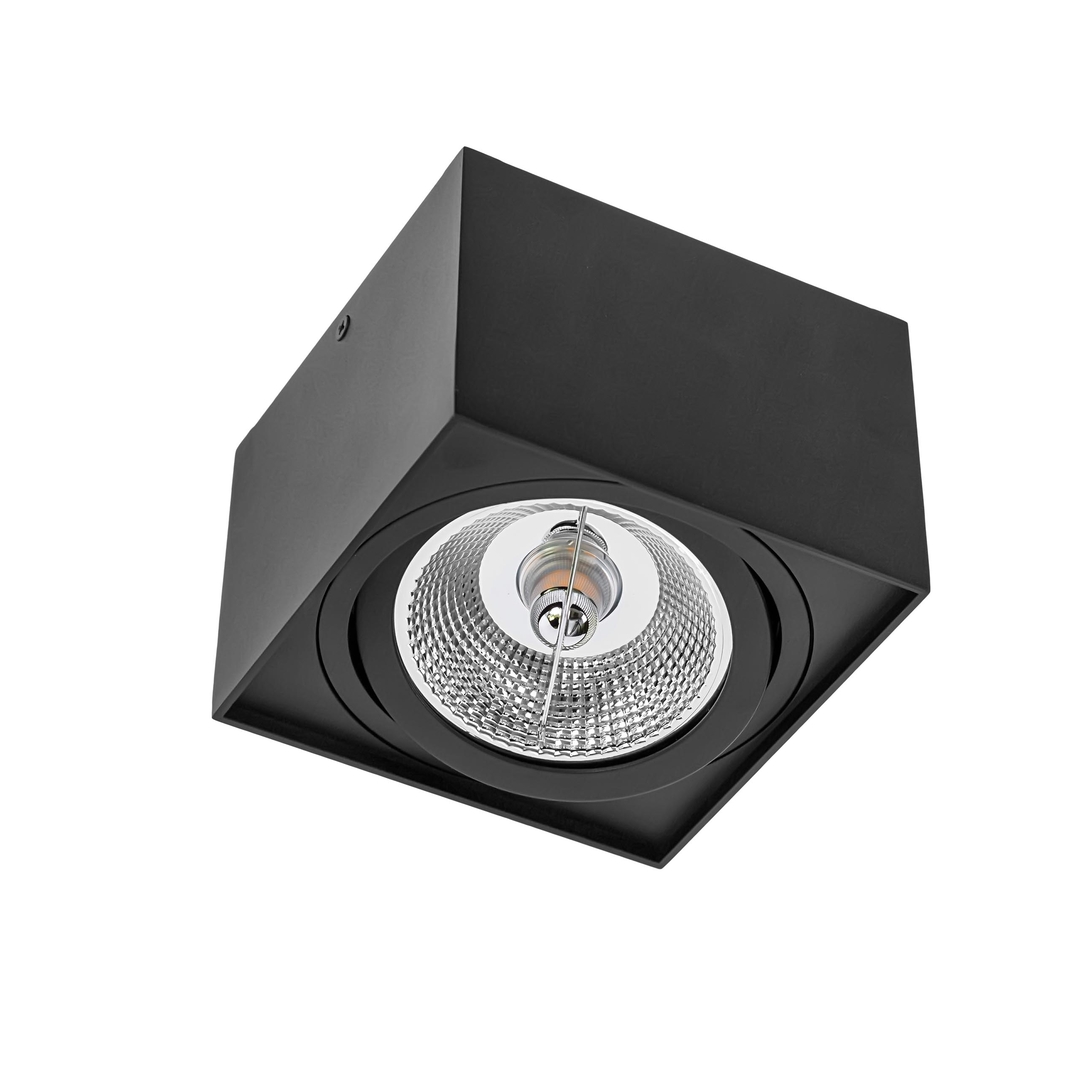 Chloe Ar111 Surface Mounted Gu10 250 V Ip20 145x145x100 Black Square Movable