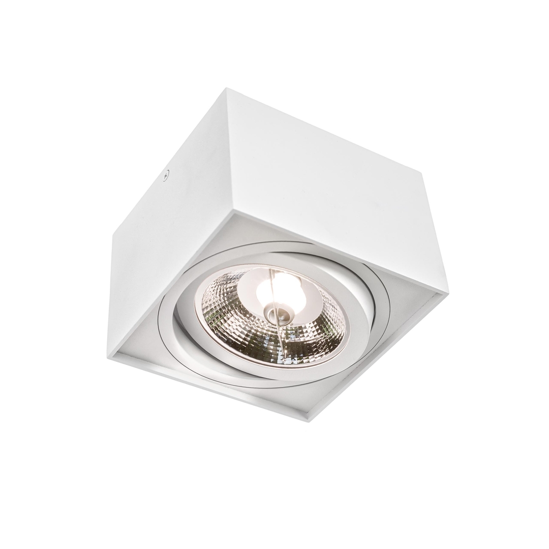 Display Chloe Ar111 Surface Mounted Gu10 250 V Ip20 145x145x100 White Square Movable Chloe Ar111 Surface Mounted Gu10 250 V Ip20 145x145x100 White Square Movable