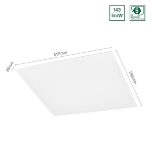 Algine Backlight Panel 30 W Nw 230 V 120st Ip20 600x600x28 White 5 Year Warranty small 4