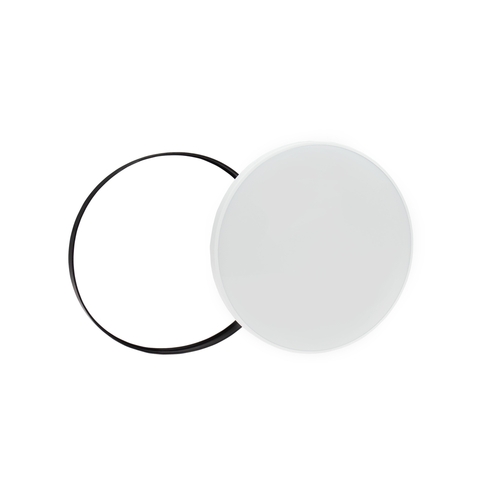 Check Nymphea Black &amp; White Rings 32 W Cw 230 V 115st Ip54 Fi380x55 White/Black Round Sensor