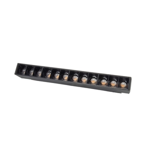 System Shift Grid S Light fixture for busbar 204x23x42mm 12 W 35st Black 5 Years Warranty. small 7