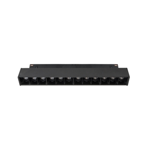 System Shift Grid S Light fixture for busbar 204x23x42mm 12 W 35st Black 5 Years Warranty. small 0