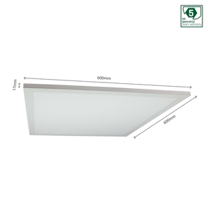 Algine Duo 2in1 Panel 30 W Nw 230 V 120st Ip20 Ik06 600x600x17mm White 5 Years Gu.Power Supply Integrated small 5