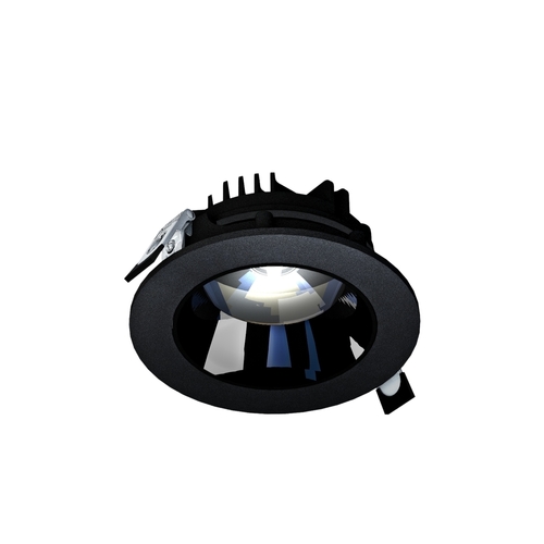 Check Mirror Model M Flush Mount, 14 W, 30°, 130x58 Mm, Color Black