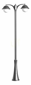 Outdoor Pole Light SU-MA Prince 2-Arm Black Patina 310 cm OGMW 2 O-BD small 0