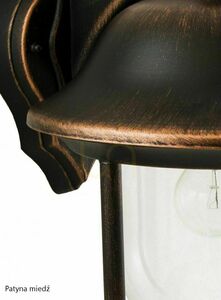 Outdoor Wall Lamp SU-MA Prince K 3012/1/O g Black Patina Vintage 44 cm small 5