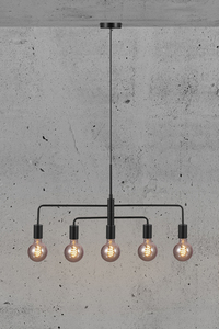 GLOOM pendant lamp Nordlux E27 40W Metal Black small 0