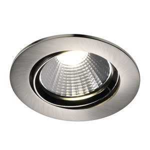 FREMONT Nordlux LED flush mount fixture Metal Brushed Nickel small 2