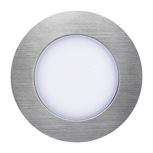 LEONIS Nordlux LED flush-mounted luminaire Plastic Brushed nickel small 2