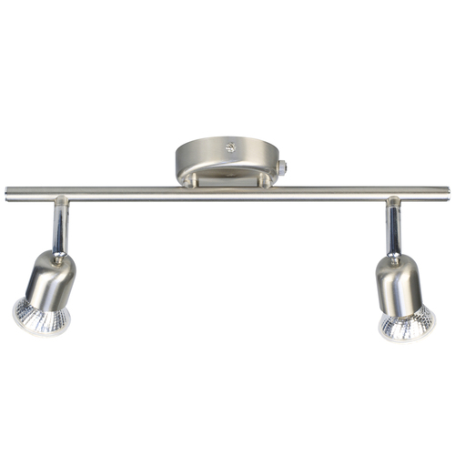 Check AVENUE ceiling lamp Nordlux GU10 2X10W Metal Brushed Steel