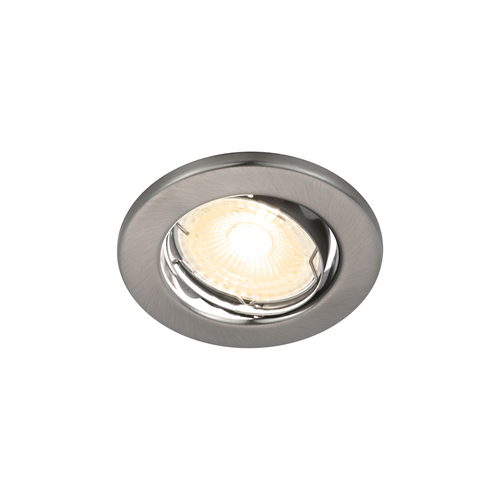 Check CANIS Nordlux GU10 35W Metal Brushed Nickel Concealed Luminary