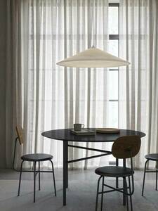 DFTP Hill 85 pendant light, white, Tyvek, 3 × E27 small 0