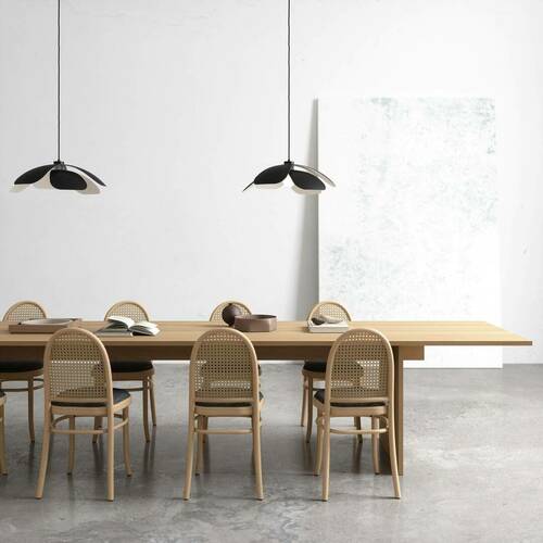 Check Design For The People Maple 55 black pendant light, Ø55 cm, E27 2220293003