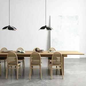 Maple DFTP E27 40W Metal Pendant Lamp Black small 0