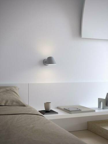 Check STAY DFTP E27 60W Aluminum Gray Wall Lamp