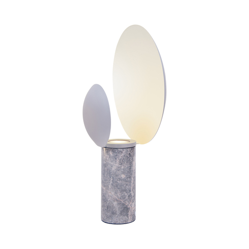 Check CACHÉ DFTP GU10 40W Marble Grey matt table lamp