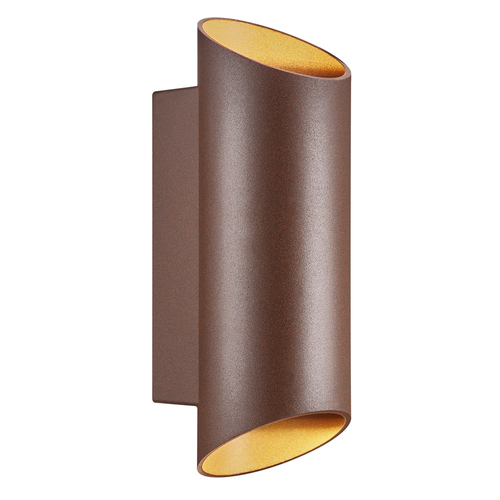 Check NICO Nordlux GU10 2x35W Aluminum Rusted Wall Lamp
