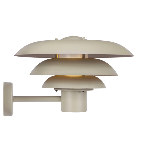 Check KURNOS Nordlux E27 20W Metal Beige Wall Lamp