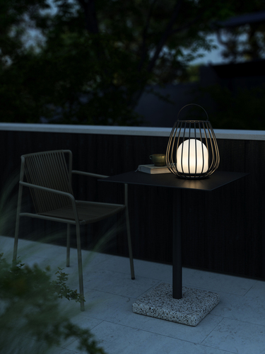 Check Jim Nordlux LED Metal Battery Lamp Black