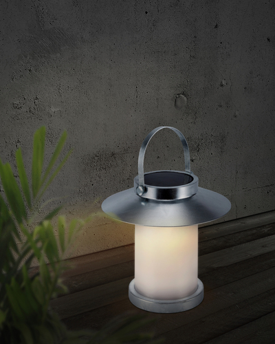 Check TEMPLE Nordlux SolarLed Battery Lamp Galvanized Steel Galvanized