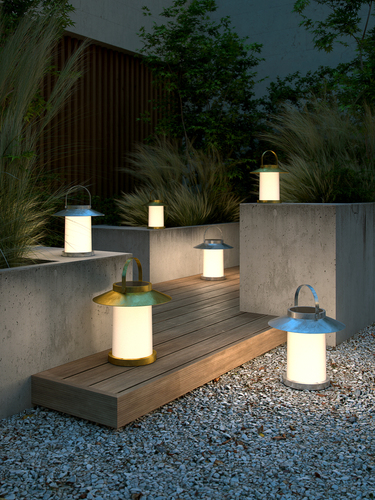 Check TEMPLE Nordlux SolarLed Battery Lamp Galvanized Steel Galvanized