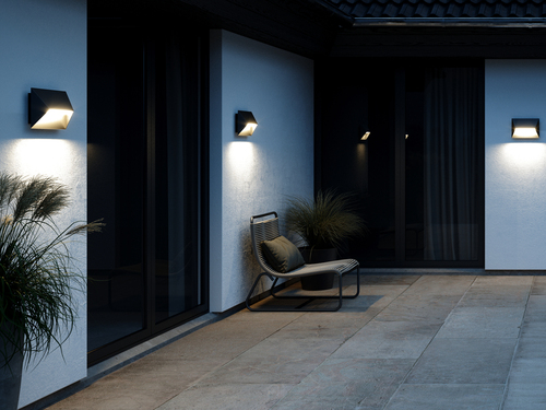 Check PONTIO Nordlux GU10 2X25W Aluminum White wall lamp