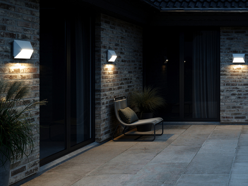 Check PONTIO Nordlux GU10 2X25W Aluminum White wall lamp
