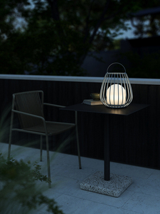 Jim Nordlux LED Metal Gray Battery Lamp small 0