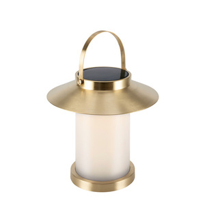 TEMPLE Nordlux SolarLed Brass Battery Lamp small 1