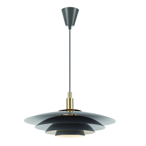 BRETAGNE pendant lamp Nordlux G9 25W Metal Grey small 1