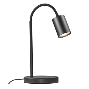 EXPLORE table lamp GU10 7W black 360° turning head flexible arm 37 cm 2213505003 Nordlux small 1