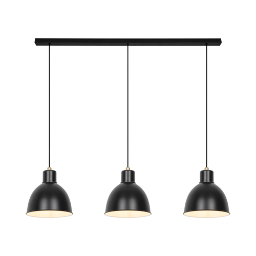 Check Nordlux POP pendant lamp E27 3X40W Metal Black matte