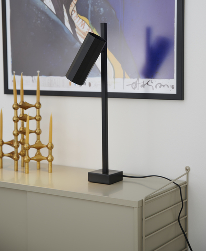 Check ALANIS table lamp Nordlux GU10 15W Metal Black