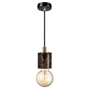 Nordlux E27 60W Marble Brown SIV Pendant Lamp small 0