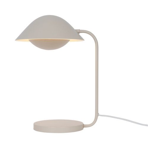 Check Nordlux FREYA 2213115009 beige table lamp, E14 max. 40 W, Ø25 cm shade