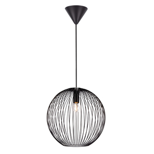BERONI Nordlux E27 60W Metal Pendant Lamp Black small 2