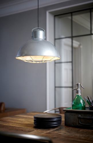 Check Nordlux Porter Pendant Lamp E27 60W Metal Galvanized