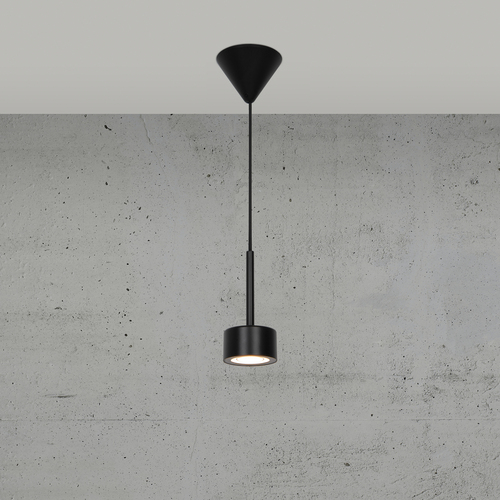 Check CLYDE Nordlux LED pendant lamp black metal
