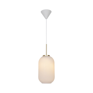 MILFORD pendant lamp Nordlux E27 40W Glass White small 2
